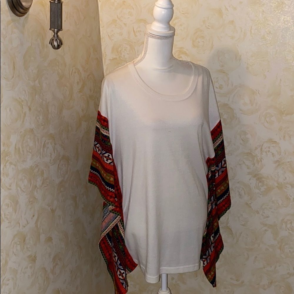 NWOT!! Just Funky Aztec Top! - Picture 2 of 6